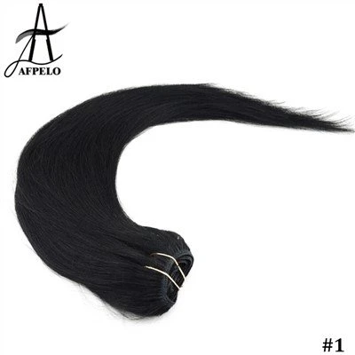 Remy Clip in Hair Extensions za crnu kosu