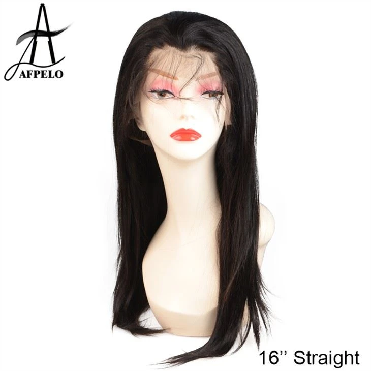 Straight Full Machine Made Wigs